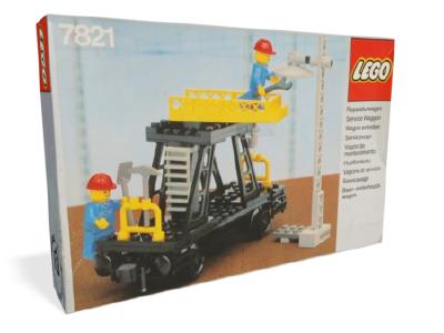 7821 LEGO Trains Track & Lighting Maintenance Wagon