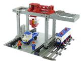 7823 LEGO Trains Container Crane Depot