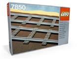 7850 LEGO Trains 8 Straight Rails Grey 4.5 V