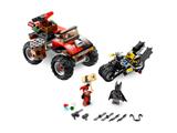 7886 LEGO Batman The Batcycle Harley Quinn's Hammer Truck