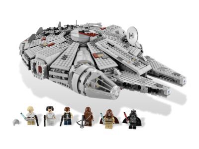 Lego 7965 75105 10179 3D DISPLAY PLAQUE for Star wars Millennium Falcon Models 
