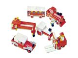 8-4 LEGO Samsonite Kraft Velveeta Mini-Wheel Model Maker Set 8