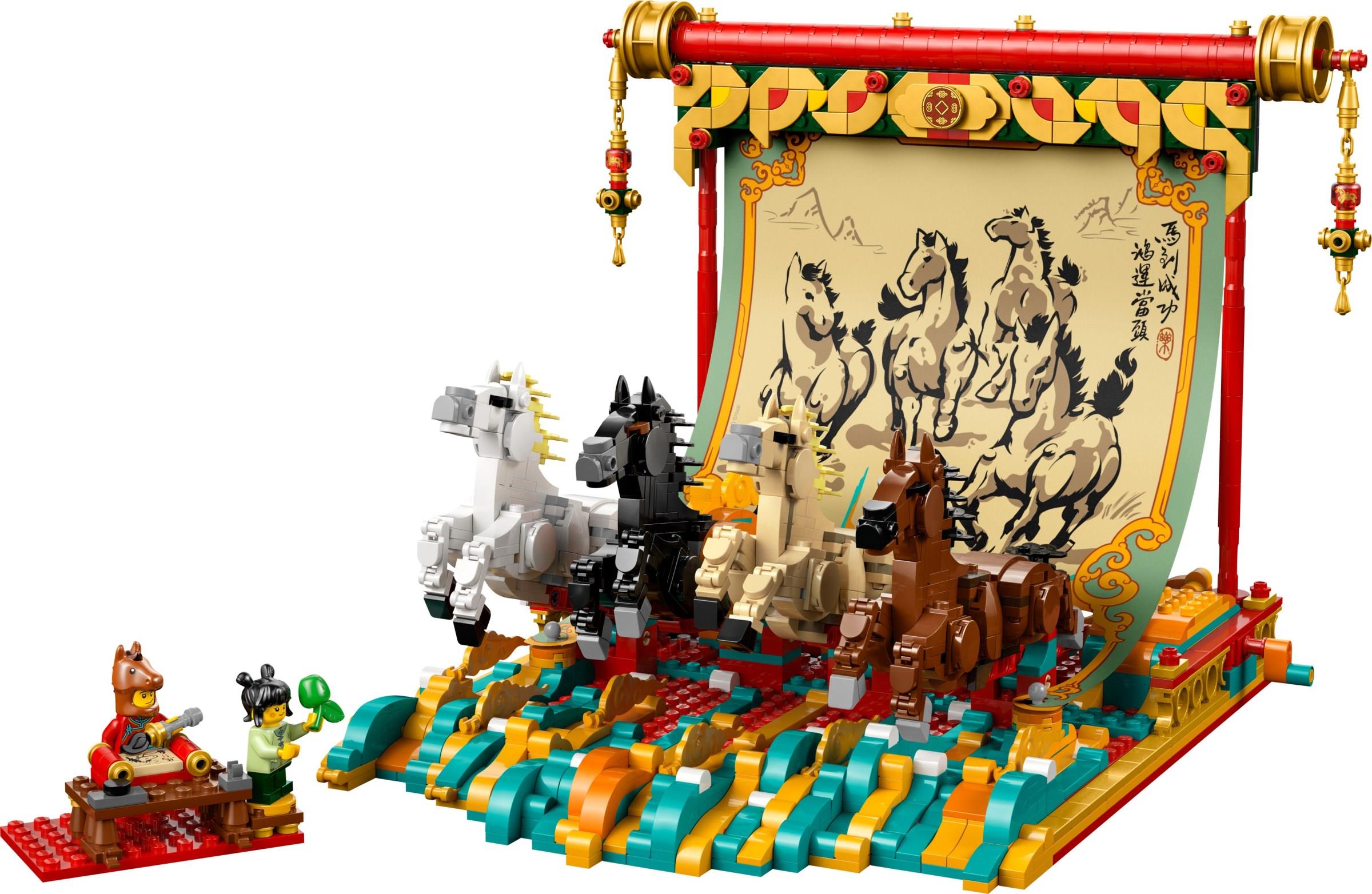 LEGO 80119 Chinese Traditional Festivals Galloping Horse Canvas LEGO 80119 Chinese Traditional Festivals Galloping Horse Canvas