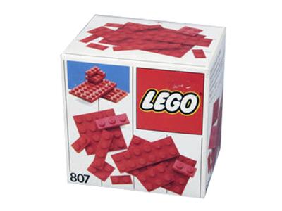 807 LEGO Extra Plates Red