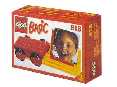 818 LEGO Red Pull-Back Motor