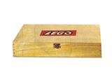822-2 LEGO Wooden Storage Box Medium with Contents