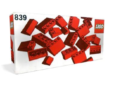 830 LEGO Red Bricks Parts Pack