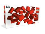 830 LEGO Red Bricks Parts Pack