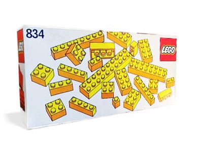 834 LEGO Yellow Bricks Parts Pack thumbnail image