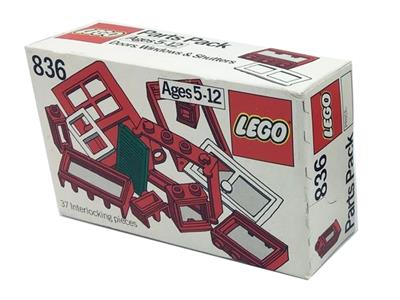 836 LEGO Doors and Windows Parts Pack