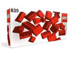 839 LEGO Red Roof Bricks Parts Pack, 33°
