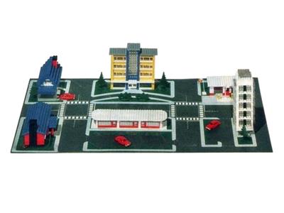 842-2 LEGO Samsonite Town Plan