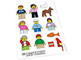 850794 LEGO Family Car Stickers