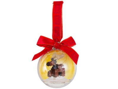 Christmas ornament reindeer lego deals