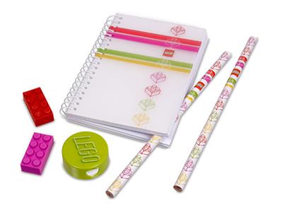 851910 LEGO Classic Stripes Pink Stationery Set thumbnail image