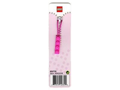 852735 LEGO Zipper Puller Pink