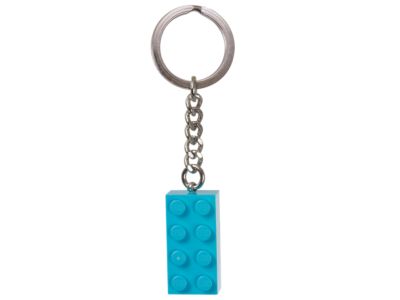 853380 LEGO Turquoise Brick Key Chain