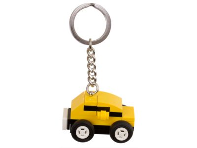 853573 LEGO Yellow Car Bag Charm Key Chain thumbnail image