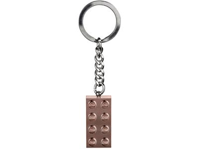 853793 LEGO 2x4 Rose Gold Key Chain thumbnail image