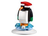 853796 LEGO Christmas Penguin Holiday Ornament