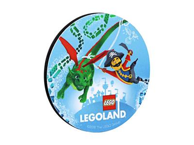 LEGOLAND Lego Resort Passholder Magnet 2018 Rare Florida Billund 853813 Pirate 