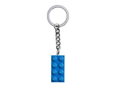 853993 LEGO 2x4 Bright Blue Keyring Key Chain thumbnail image