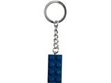 854237 LEGO Earth Blue 2x4 Keyring Key Chain thumbnail image