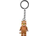 854317 LEGO T. rex Suit Guy Key Chain