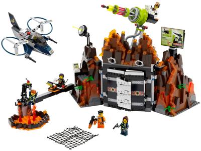 8637 LEGO Agents Volcano Base