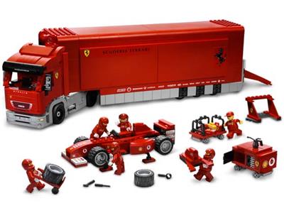 Betsy Trotwood Ren og skær forholdsord LEGO 8654 Scuderia Ferrari Truck | BrickEconomy