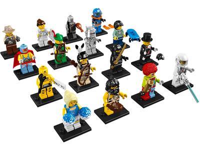 LEGO-Sonderserien 1 LEGO® MINIFIGUREN KOMPLETTSATZ INKL ALLER BPZ Ihrer Wahl 