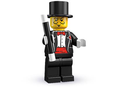 KEY CHAIN Lego Series 1 8683 "CHEERLEADER" NEW Genuine Legos Handmade