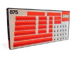 875 LEGO Technic Red Beams with Connector Pegs
