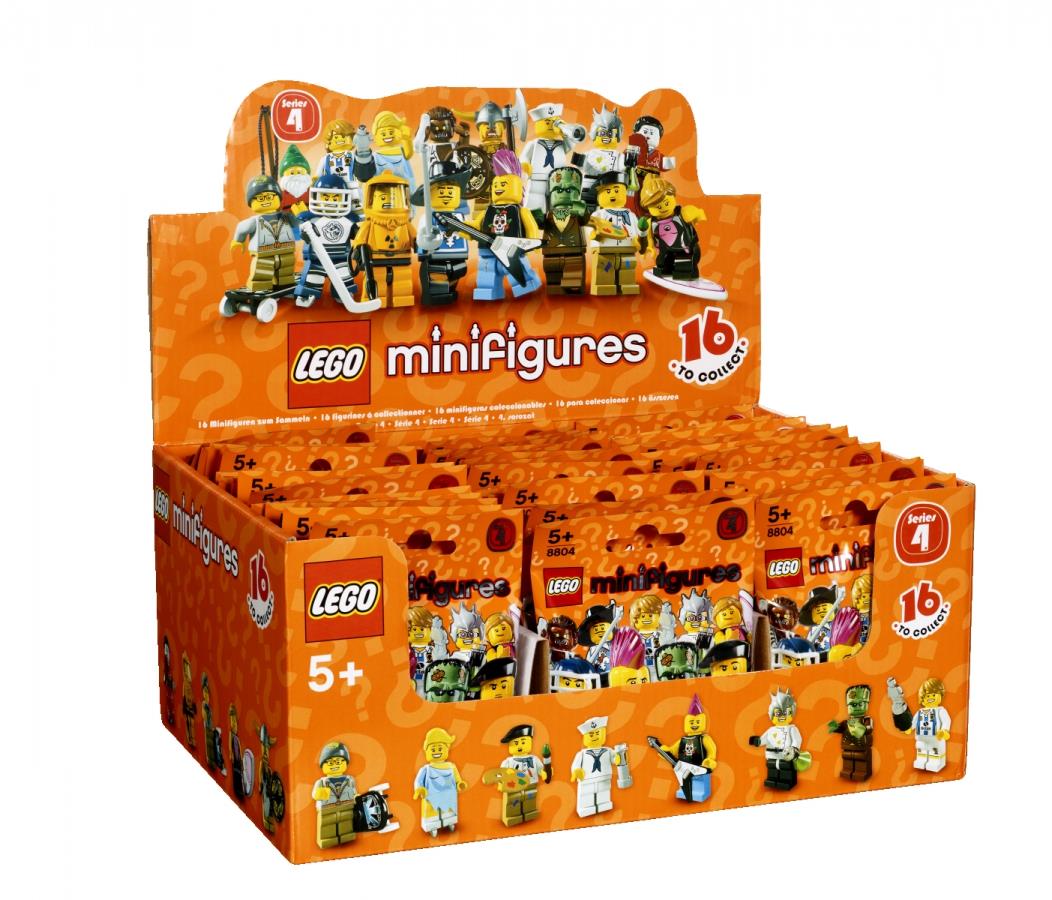 série complète de 16 new factory sealed Lego minifigures series 4 8804 