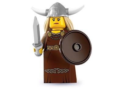 col07-13 NEW LEGO Viking Woman Series 7 FROM SET 8831 COLLECTIBLES 