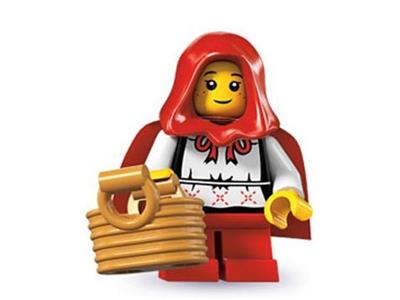 Lego Figur Sammelfigur Serie 7-16 Mädchen mit Cape Grandma Visitor   COL112 