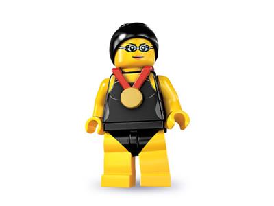 100% Complete Lego Tennis Ace Collectible Minifig Figure Series 7