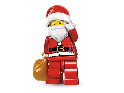 LEGO-MINIFIGURES SERIES 8 X 1 SANTA BAG FOR THE SANTA FROM SERIES 8 CHRISTMAS 