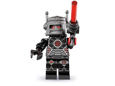 973pb1239 Figur Minifig 8833 EVIL ROBOT b6 # Lego Sammelfigur Serie 8 