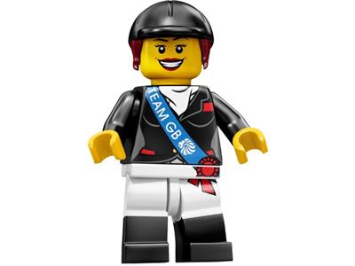 LEGO Minifigure Series Team GB Horseback Rider thumbnail image