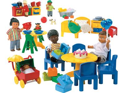 Turbulens Ansigt opad Fjern LEGO 9215 Education Dolls Family Set | BrickEconomy