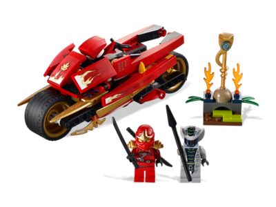 Hæl lugt skarpt LEGO 9441 Ninjago Rise of the Snakes Kai's Blade Cycle | BrickEconomy