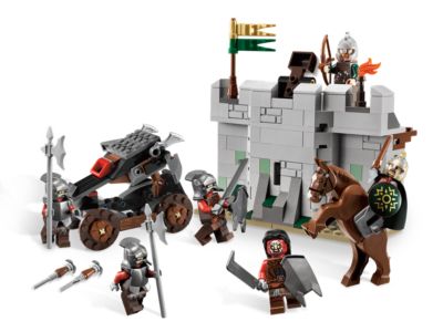 Lego Fortress Wall Eomer & Rohan Soldier Lord of the Ring (from 9471 NO  BOX) NEW