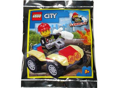 952009 LEGO City Fireman with Quad Bike