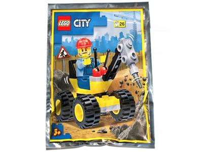 952202 LEGO City Workman and Auger