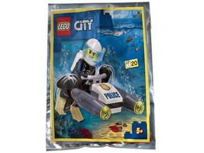952208 LEGO City Police Diver with Underwater Scooter