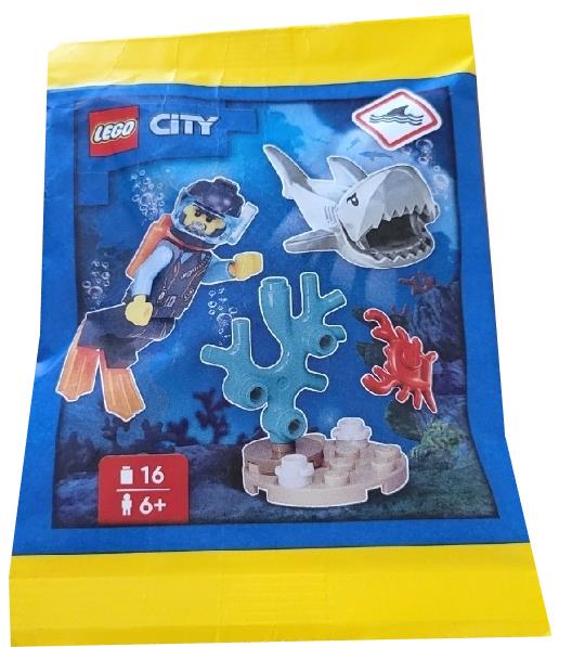LEGO 952406 City Diver and Shark | BrickEconomy