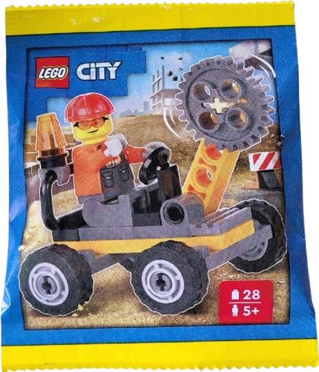 ポコ LEGO 952502 City Construction Worker with Rotary Cutter | BrickEconomy