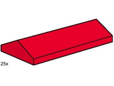 LEGO 2x4 Ridge Roof Tiles, Low Sloped Red thumbnail image