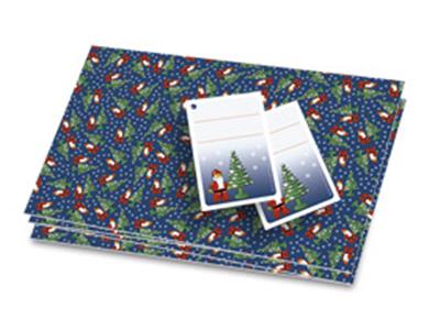 LEGO Holiday Minifigure Gift Wrap and Tags thumbnail image